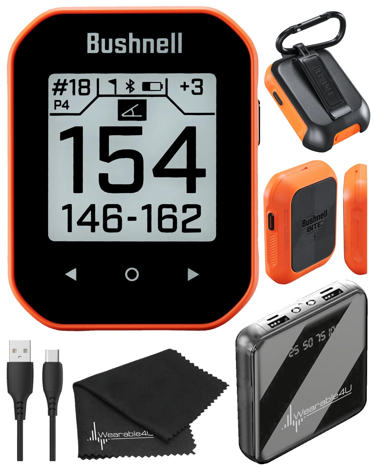 Amazon.com: Wearable4U Bushnell Phantom 3 Slope GPS Golf Orange